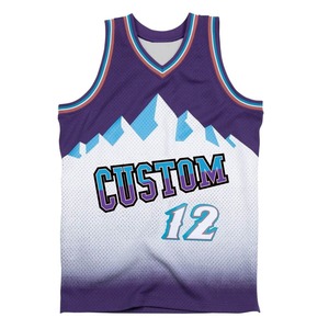 เสื้อบาสเก็ตบอลแบบซับลิเมชั่น ชุดทีมสั่งทำ โรงงาน OEM - Product Image 1