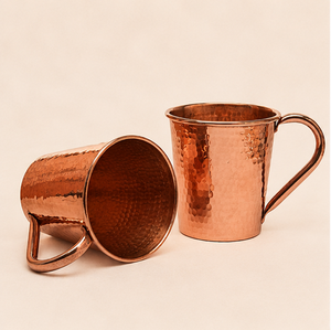 Wholesale Pure Hammered Copper Moscow Mule Mug <b>Set</b> Handcrafted Solid Copper Cup for Cocktails & Beer <b>Antique</b> Style Drinkware - Product Image 4
