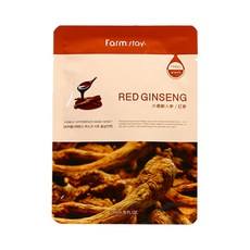 Maschera Viso al Ginseng Rosso Farmstay Visible Difference, 10 Fogli per Confezione, 3 Confezioni Scontate! - Product Image 1
