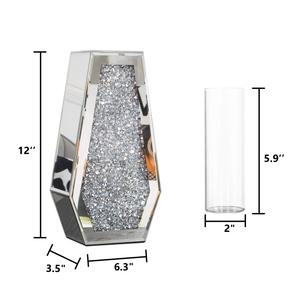 Jarrón de Metal Moderno y Lujoso Hecho a Mano para Arreglos Florales, Decoración Premium para el Hogar, Eventos y Oficinas - Product Image 3