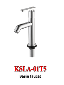 Wholesale Lavabo Faucet ABS Chrome <b>Single</b> Cold Tall Pillar Bathroom Vanity <b>Basin</b> Sink <b>Tap</b> Washbasin Faucet KSLA-01T5 KSN VietNam - Product Image 1