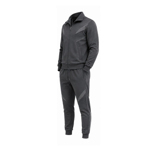 Custom Mens Athletic Tracksuit Sports Gym Training Jogging Wear Zip Jacket <b>Pants</b> OEM ODM Private Label Manufacturer Factory Bulk - Product Image 4