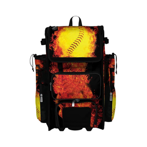Mochila de béisbol multibolsillos para equipo con fundas para bates - Product Image 1
