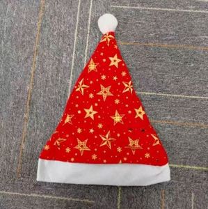 Gorro de Papá Noel de Peluche, Tradicional Rojo y Blanco, para Fiestas Navideñas, con Borde de Peluche Suave y Pompón Esponjoso, Cómodo - Product Image 2