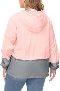 Coupe-vent à capuche pour adultes, imperméable pliable pour les voyages et les activités de plein air - Product Image 4