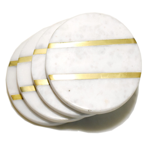 Posavasos de Mármol Ecológicos Personalizados, Duraderos, Lavables, de Piedra Natural, Diseño Moderno con Opción de Logotipo - Product Image 3