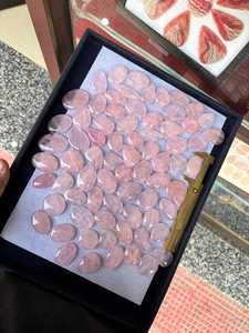 MAHNAJ GEMS Wholesale Bulk Natural Rose Quartz Gemstones Oval Cabochon Loose Stones for Jewelry From JAIPUR RAJASTHAN. - Product Image 6