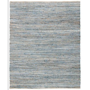 Tapis d'appoint bohème à tissage plat, motif géométrique rectangulaire, laine et polyester, réversible, avec envers en jute, pour salon - Product Image 2