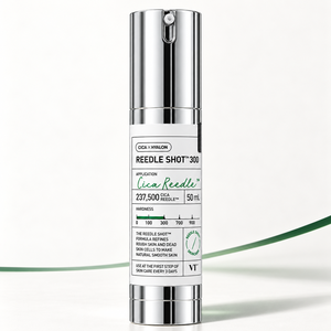 VT Reedle Shot 300 50ml Cica Hyalon Anti-âge Éclaircissant Exfoliant Sans Huile Sérum Coréen pour Soins de la Peau au Beurre de Karité Vente en Gros - Product Image 2