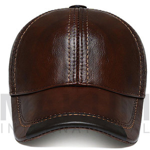 Wholesale Luxury <b>Baseball</b> <b>Caps</b> Classic Solid Colors Leather Hats <b>Caps</b> 6 Panel Buckle Leather <b>Cap</b> for Unisex 2024 - Product Image 2