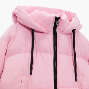 Veste matelassée à capuche pour femme, style décontracté d'hiver, fermeture éclair, haute qualité, tendance, veste matelassée pour femme - Product Image 2