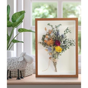 กรอบรูปไม้วอลนัท Aqdus Saleem แบบ Shadow Box ความลึก 5 ซม. งานแฮนด์เมดรักษ์โลก สำหรับจัดแสดงพืชพรรณ ติดผนังได้ ขายส่ง - Product Image 1