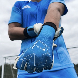 Guantes de Portero Profesionales en Oferta, con Impresión de Silicona en la Parte Posterior y Contacto de Látex en la Palma Delantera, Correa Extraíble, la Mejor Calidad - Product Image 5