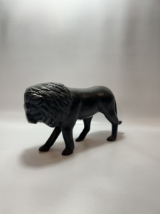Sculpture d'animal en métal moulé sous pression plaqué or de luxe, figurine décorative, statue, décoration de salon, bureau, table, style moderne - Product Image 6