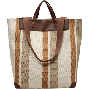 Bolso Tote Profesional para Mujer, Elegante Bolso de Hombro de Lona Estructurada, Amplio y Práctico para la Oficina - Product Image 1