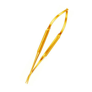 Ciseaux à cuticules professionnels en acier inoxydable à lame incurvée et affûtée, pour soins des ongles, usage en salon, qualité de précision, instruments Kaamir - Product Image 2