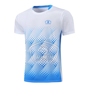 Uniforme de tennis pour hommes à prix raisonnable, logo personnalisé, couleur respirante, anti-plis, prix abordables, uniforme de tennis en polyester - Product Image 3
