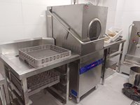 Lave-vaisselle industriel intelligent à capot en acier inoxydable, grande capacité, haute qualité, à économie d'énergie, prix de gros usine pour hôtels et commerces