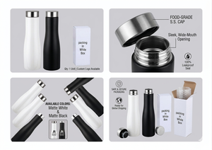 Botella de Agua de Acero de Doble Pared con Impresión Personalizada - Producto Promocional de Oficina para Acción de Gracias y Día de la Madre - Product Image 2