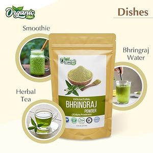 Envío gratis orgánico Zing Bhringraj (planta) en polvo | Ingrediente para el cuidado del cabello a base de hierbas | Grado Ayurvédico | De La India - Product Image 3