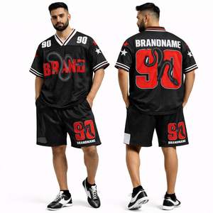 Nueva Camiseta de Fútbol Americano Deportiva 2026, Talla Grande, Manga Corta, Impresión de Alta Calidad, Personalizable, 100% Poliéster, OEM - Product Image 1