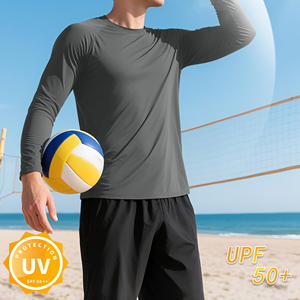Camiseta de Alta Calidad con Protección UV para Hombre, Ropa de Secado Rápido con Protección Solar para Senderismo y Pesca - Product Image 3