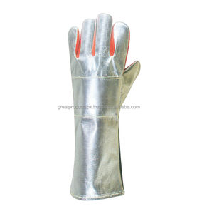 ขนาดที่กำหนดเองและสีที่มีคุณภาพสูงความปลอดภัยสวมถุงมือเชื่อมมืออาชีพทนทานราคาต่ำถุงมือเชื่อม - Product Image 2