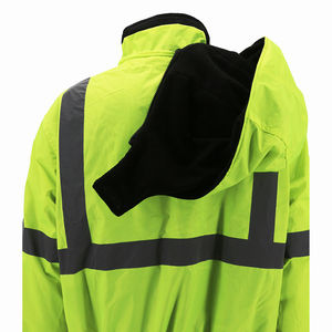 Chaqueta de Seguridad de Alta Visibilidad para Trabajo en Invierno, Impermeable, Resistente al Viento, Altamente Reflectante, ANSI Clase 1 EN ISO - Product Image 4