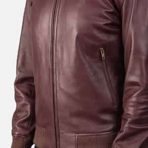 Chaqueta de Cuero para Hombre 2026 con Diseño Personalizado, Chaqueta de Cuero de Talla Grande para Uso en Exteriores en Invierno, con Etiqueta Privada Personalizada - Product Image 6