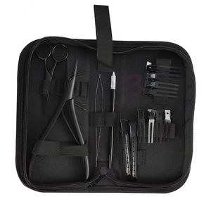 Professional MAGMA BEAUTY Metal Hair <b>Extension</b> Kit Complete Set with Clip Tape and Micro <b>Bead</b> <b>Extensions</b> Tools for Salon - Product Image 5
