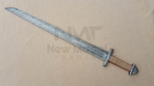 DAMAS FAIT À LA MAIN D POMMEL DOUBLE ABAT WRAP FIL POIGNÉE VIKING ÉPÉE NMT-2509 - Product Image 2