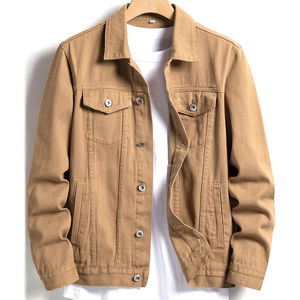 Veste en jean en gros pour hommes – Fabricant de vêtements d'extérieur – Veste cargo tendance grande taille pour hommes – Jeans Haus Industries - Product Image 1