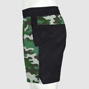 Blaze Fight Wear Custom Men's Athletic Sports Gym Shorts Cintura media Comodidad Cintura elástica Sólido Fitness Poliéster Spandex - Product Image 3