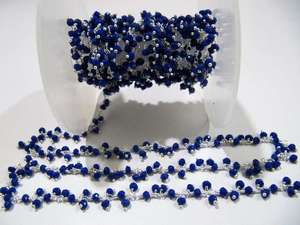 Chaîne de perles rondes en laiton de 3 mm, plaquée noir/argent/or, pour la fabrication de colliers et de bracelets - Product Image 1