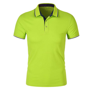 เสื้อโปโลสำหรับผู้ชายเสื้อโปโลผ้าแคนวาสแบบหนาเสื้อโปโลแขนสั้นพิมพ์ลายฤดูร้อน - Product Image 1