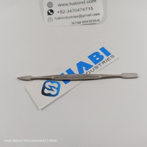 High Quality Stainless Steel Double-Ended Cuticle Pusher Angled Surface Manicure Nail Care <b>Tool</b> Effective <b>Removal</b> Beauty Wide - Product Image 5