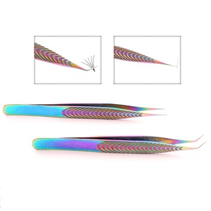 Pince à épiler professionnelle idéale pour enlever les éclats de poils incarnés ou les sourcils errants grâce à leurs pointes ultra pointues et à leur contrôle fin - Product Image 4