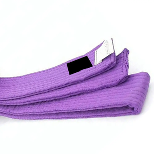 Ceintures de karaté de couleur marron, ceintures noires de karaté, ceintures de taekwondo personnalisées, ceintures de karaté solides, ceintures écologiques personnalisables unisexes - Product Image 4