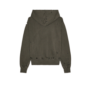เสื้อฮู้ดดี้ผู้ชายแบบใหม่ ปักลาย ผ้าฝ้ายฟอกสีสไตล์วินเทจ สำหรับฤดูหนาว แบบสวมหัว สตรีทแวร์ พร้อมดีไซน์ OEM - Product Image 6