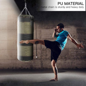 New Style Premium Quality Heavy Duty Leather Eco-Friendly <b>Punching</b> <b>Bags</b> Factory Direct Sale Foldable - Product Image 4