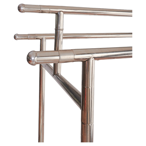 Expositor de Ropa Plegable Cromado de Metal Bros, Portátil, Resistente, Desmontable, OEM ODM Vietnam - Product Image 5