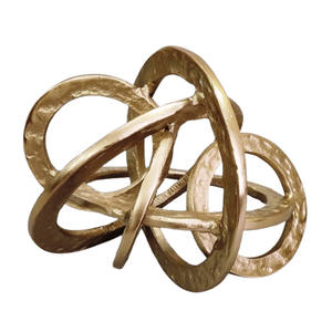 Esculturas Abstractas de Metal Hechas a Mano, Modernas y Artísticas, para Decoración del Hogar y la Oficina, Duraderas, Ideales como Regalo de Boda - Product Image 6