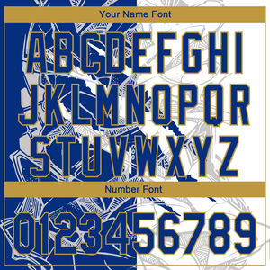 Camisa de Golf Casual para Hombre de Poliéster de Alto Rendimiento, Secado Rápido, con Estampado de Graffiti Personalizado de Alta Calidad, Color Oro Antiguo Real, con Efecto 3D - Product Image 5