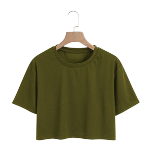 Top Transpirable de Algodón Orgánico para Mujer, Directo de Fábrica, Absorbe la Humedad, Suave y Ligero, Ropa de Verano OEM - Product Image 5