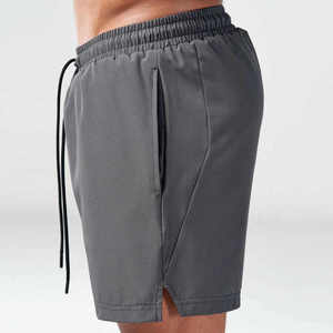 Pantalones Cortos de Lona de Secado Rápido para Hombre y Mujer, Cintura Elástica Media, Tela Impermeable y Transpirable, 100% Algodón, para Correr al Aire Libre - Product Image 4