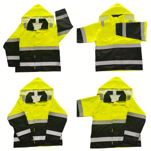 2026 Factory Made Safety Wear Protective High Visibility Working Wear Reflective Safety <b>Jacket</b> - Product Image 1