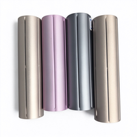 Tuyau en aluminium extrudé sur mesure à plusieurs fentes pour peigne à air chaud, tube creux en aluminium pour outil de coiffure et de beauté OEM ODM