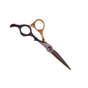 Ciseaux de coiffure professionnels Morje à 28 dents, en acier inoxydable, lame tranchante, légers, manche long, pour droitiers - Product Image 5