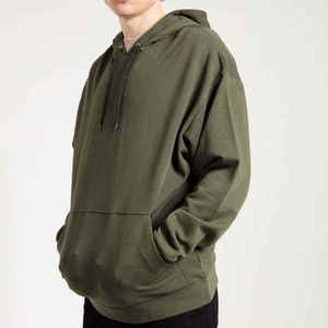Sweat à capuche unisexe en molleton bouclette 450 g/m² de haute qualité, coupe ample, personnalisable, style streetwear - Product Image 3