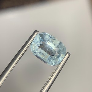 Piedra Preciosa de Aguamarina Azul Cielo Natural, Facetada, Suelta, para Joyería - Product Image 1